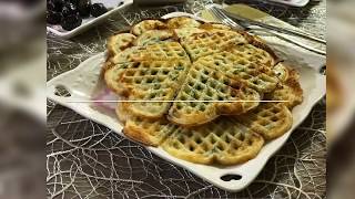 Kahvalti Maydanoz Ve Peyni̇rli̇ Krep Waffle Maki̇nesi̇nde Nasil Yapilir? Pazar Kahvaltisi