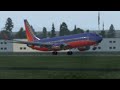 Swiss001landing  southwest airlines butter landingxplane 11