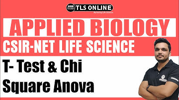 T- Test & Chi Square Anova | 50 Most Important Points | CSIR NET Dec