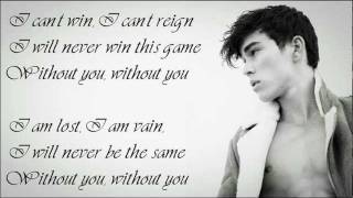 Video thumbnail of "Max Schneider - Without You / with lyrics on screen"