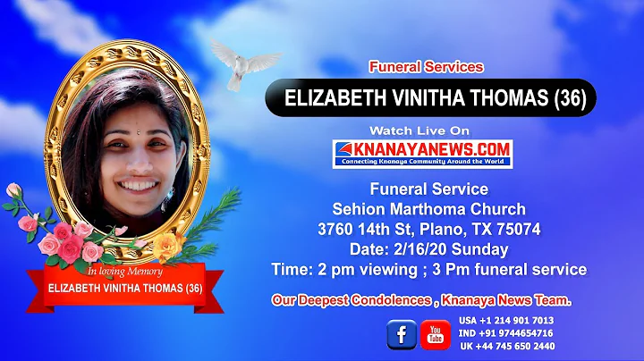 [ KnanayaNews.com ] Funeral Service of Mrs. Elizab...