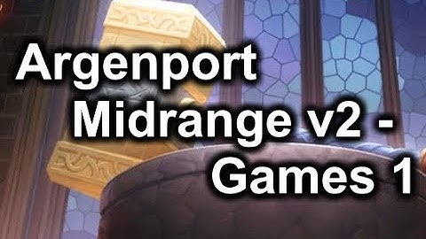 Eternal Contenders - Argenport Midrange v2 | Games Part 1 (Top 50 Masters)