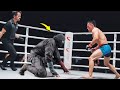 Ninja in mma  most epic kicks  kos  fighters destroy opponents in ninja style
