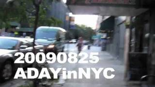 a day in the life 20090825 in NYC