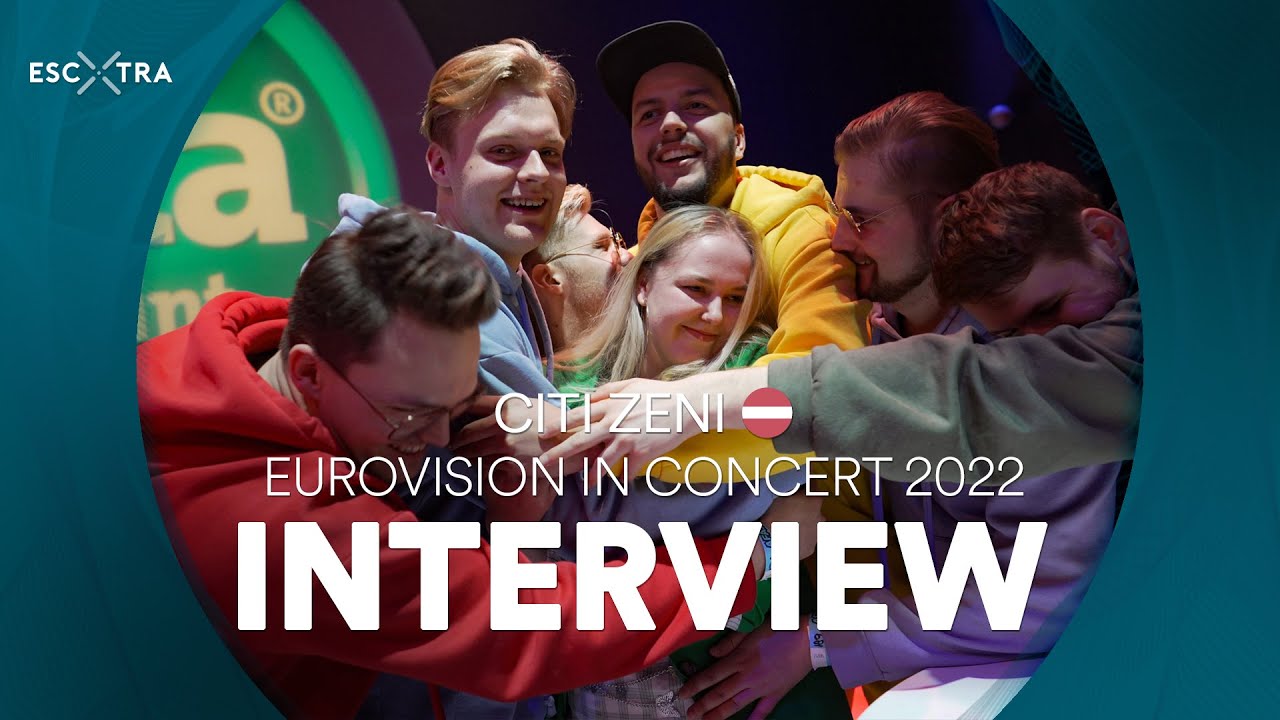 INTERVIEW: Citi Zēni - 'Eat Your Salad' (Latvia 2022) // Eurovision In Concert 2022
