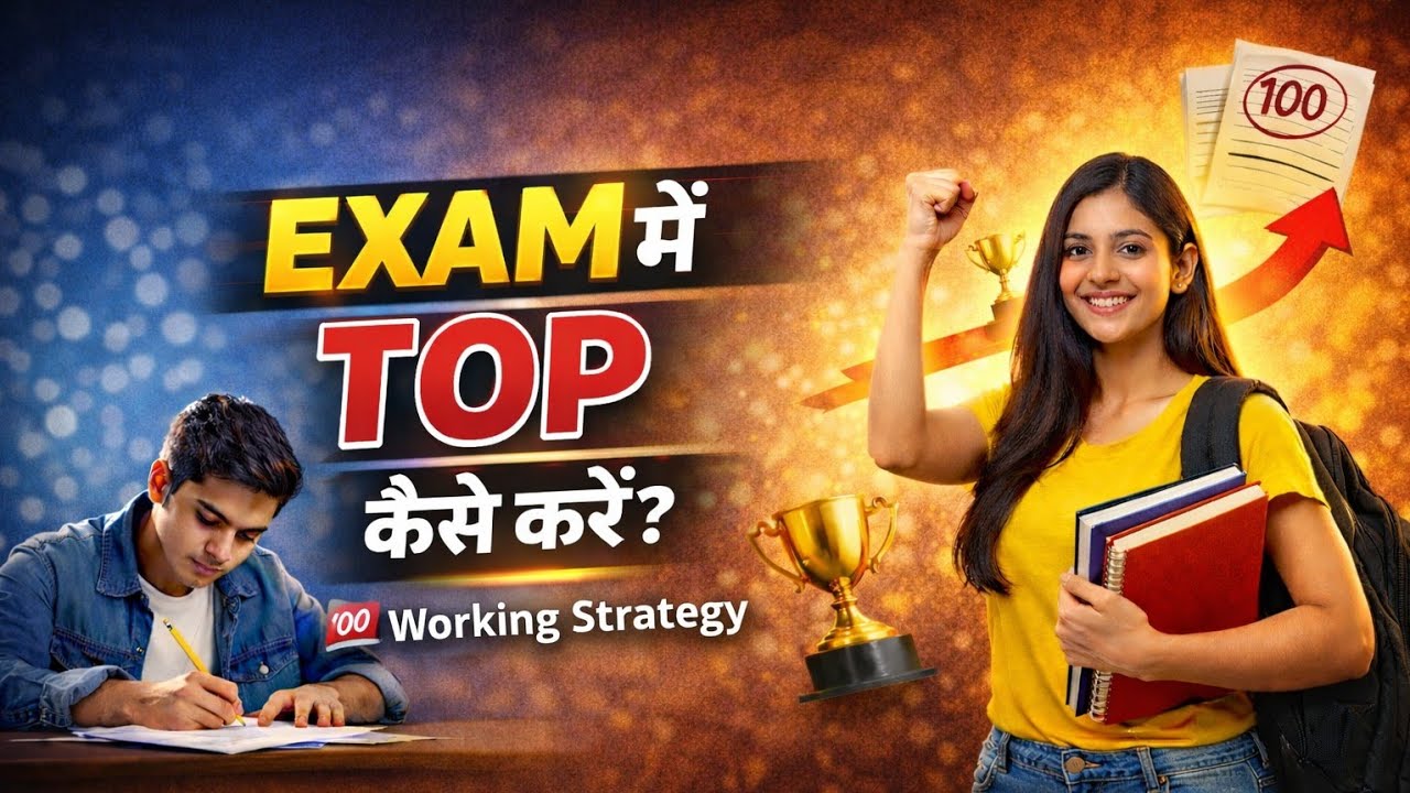 Exam में Top कैसे करें? Best motivational tips 