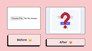 How To Make Custom File Input in HTML & CSS & JavaScript | Drag & Drop File Upload Interaction