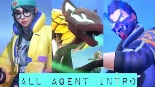 All Valorant Agent Intro scenes | New Character Select Animations | 2021 JAN