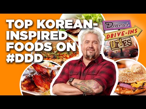 Top DDD Korean-Inspired Food Videos with Guy Fieri Diners Drive-Ins and Dives Food Network