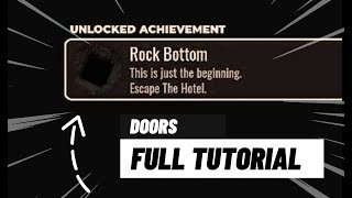 How to get Rock Bottom achievement | DOORS Tutorial