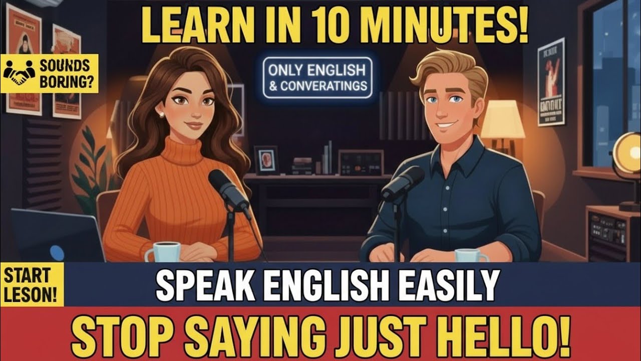 Daily English Conversation Practice: Simple Greetings with Neighbors and Family | Slow and Clear 