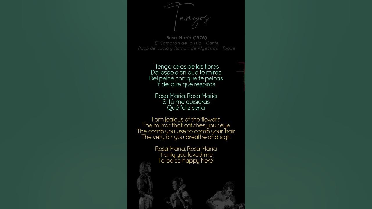 "Tengo celos de las flores" |Tangos| El Regalo de Reyes #84 - Poetic Translations of Flamenco Letras