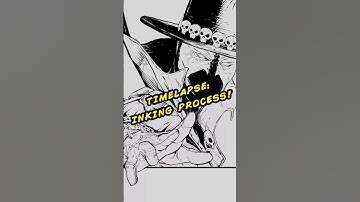 GUNSLINGER SPAWN Digital Inking Timelapse