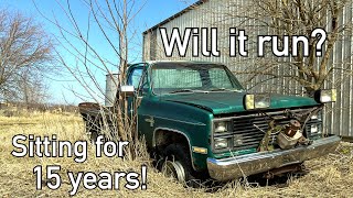 Forgotten Square Body Chevy | Will this Farm Truck run after sitting for 15 years???