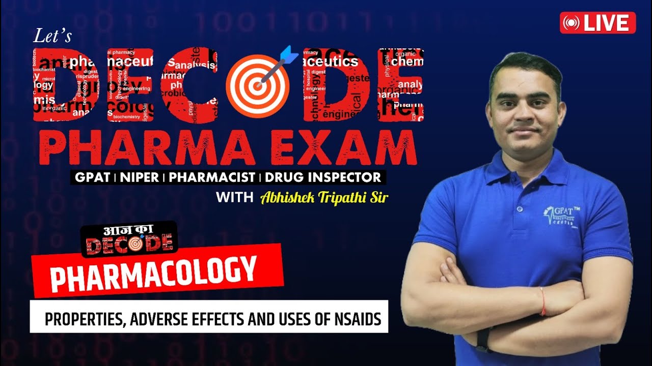 L-50 | Фармакология: свойства, побочные эффекты и применение НПВП | Расшифровка экзамена по фарма...