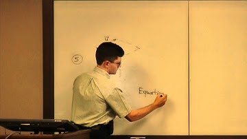 Lecture 2011.06.23 Part 01/9 Equations in 3-space