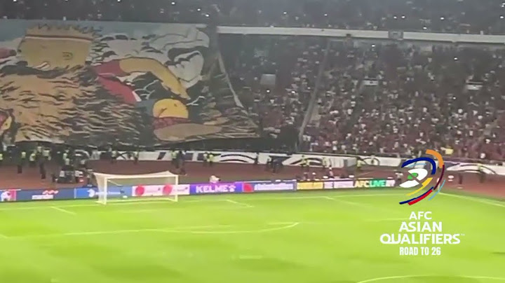 BIKIN MENGGEMA SEISI STADION LAGU "INDONESIA RAYA" BERKUMANDANG DI ( GBK )