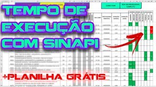 Aprenda a calcular tempo de execução de Obra