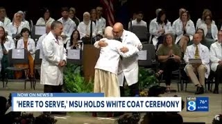 White coat ceremony for MSU medical school students