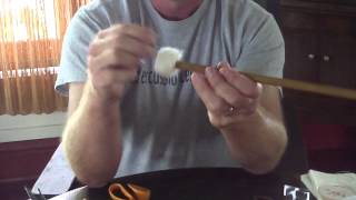 How to Wrap Timpani Mallets Ball Style Mallet part 2 the finishing touches
