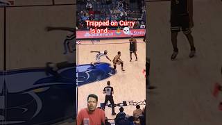 Trapped on Curry Island... 🏝️💀 #StephenCurry #NBA #Shorts