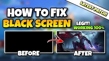 HOW TO FIX BLACK SCREEN AND STUCK IN LOADING ON MOBILE LEGENDS LATEST PATCH! LEGIT AND WORKING 100%