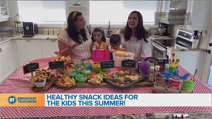Healthy snack ideas for the kids this summer!