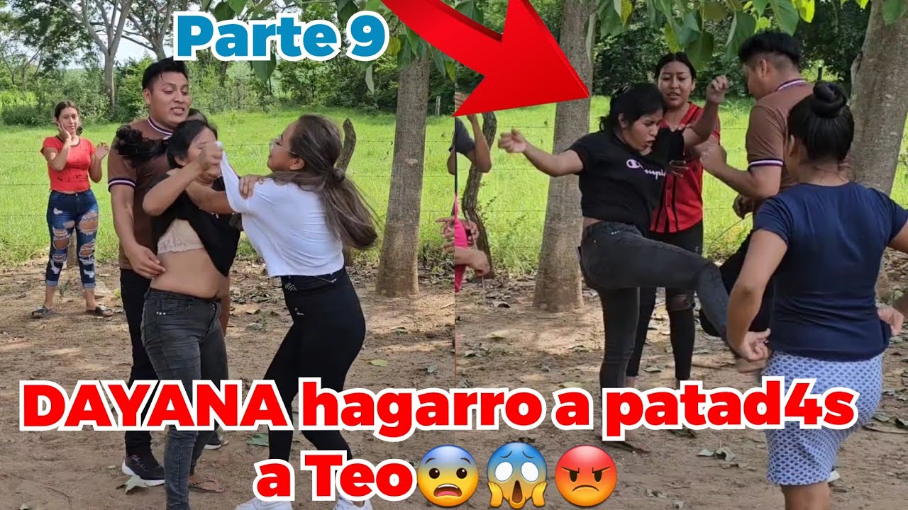 🔴Dayana Hagarro a golp3s a Teo y a su Supuesta Amant3😡😱