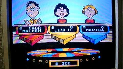 NES Wheel of Fortune 1991 Edition Run Game 6 Part 2