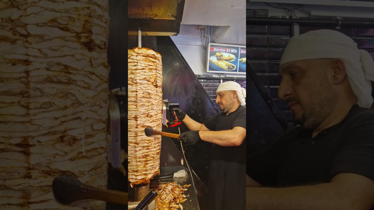 Chicken Döner kebap #food #foodie #foodlover #yemek #yemektarifleri #yemeksanatları #shortvideo