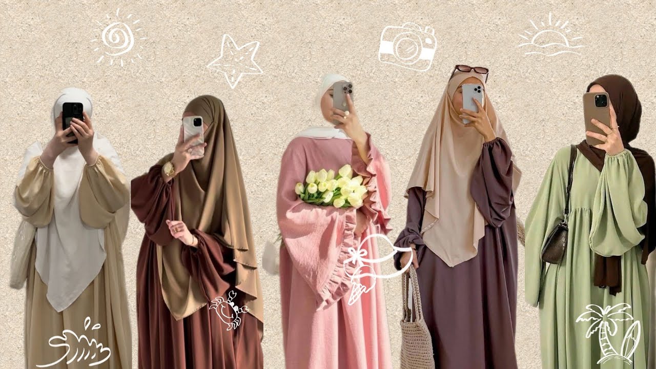 موديلات حجاب صيفية بألوان🌸 فاتحة وجذابة☀️ 2025