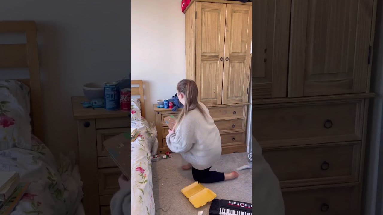 60 second bedroom cleaning motivation!