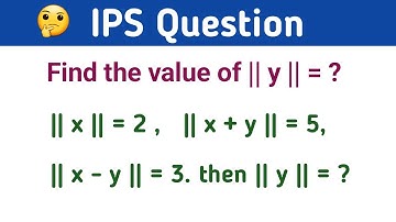 Parallelogram law in ips  | inner product space unit -1 | msc | math