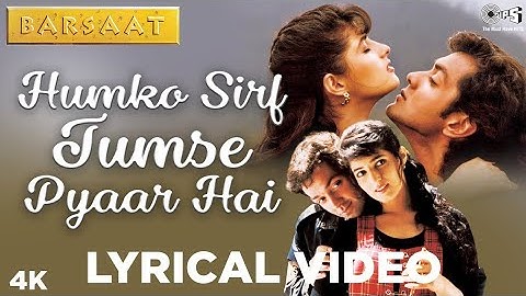 Humko Sirf Tumse Par Hai | Barsat | Kumar Sanu | Alka Yagnik | 1995