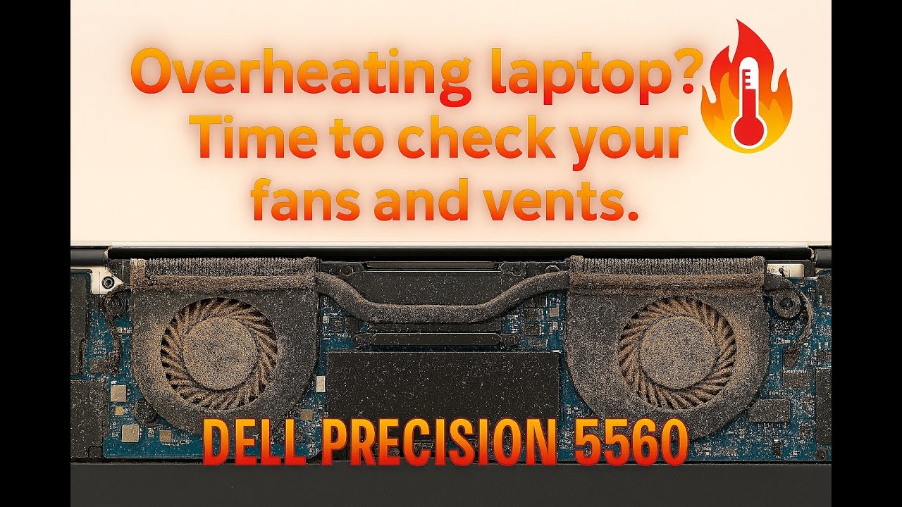 How to clean fans & vents on a Dell Precision 5560 Laptop | Step-by-step Guide
