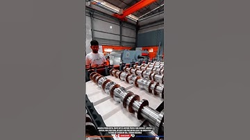 Innovation Technology Manufacturing: Roll Forming Metal Sheet Roof Machine, Automated #tech
