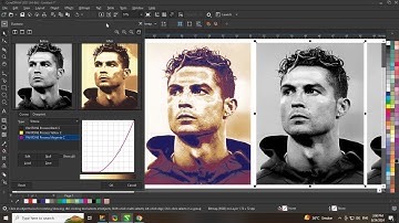 Duotone Curve Photo Effect Using Coreldraw - Cristiano Ronaldo Picture Effect - Ahsan Sabri