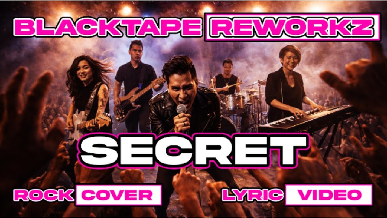 Secret - Blacktape Reworkz (Rock Cover Lyrics Video)