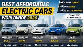 Top Affordable Electric Cars of 2026: Best Options for Every Budget!.