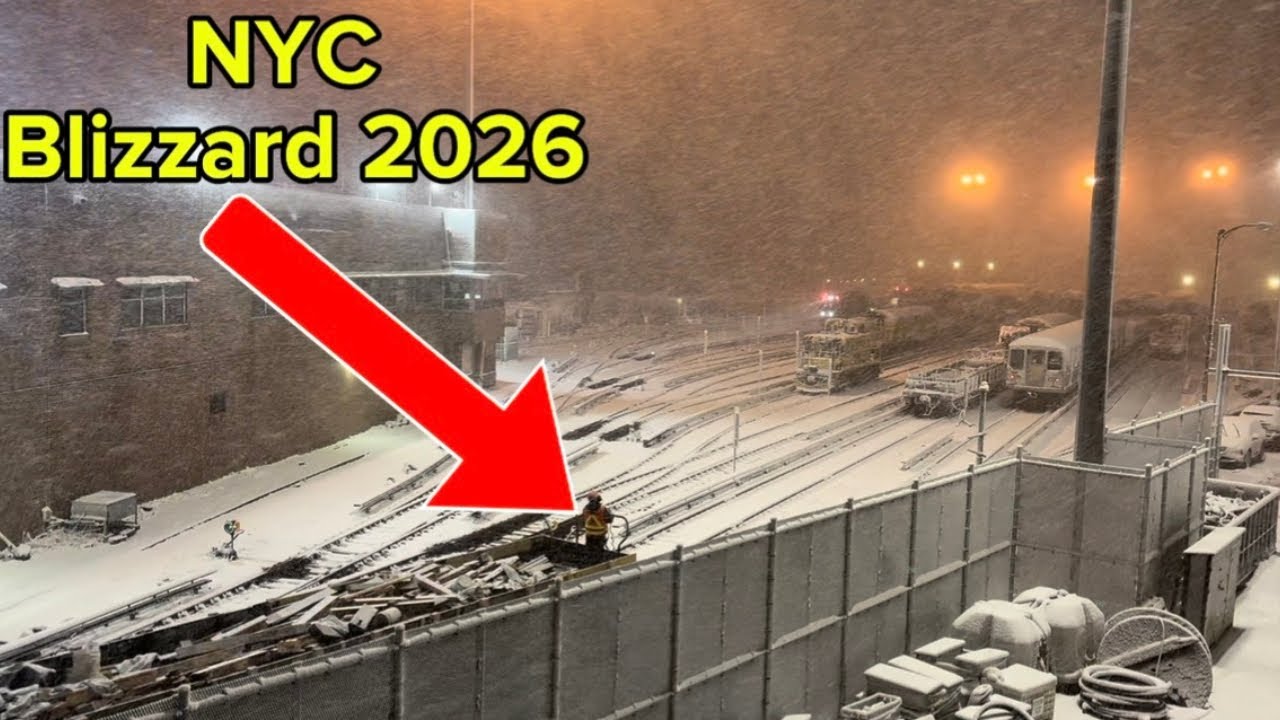 NYC SUBWAY During BLIZZARD 2026 