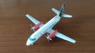 SAAB 340B Silver Airways (1/72) paper model