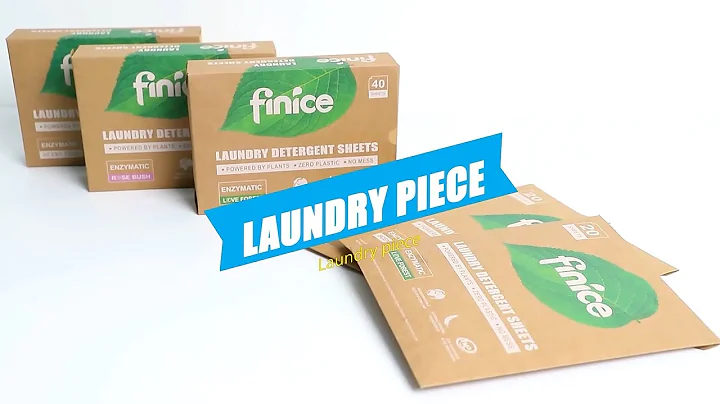 XISI Eco Friendly Laundry Detergent Sheets 120 Loads No Plastic & Biodegradable  Washing sheets
