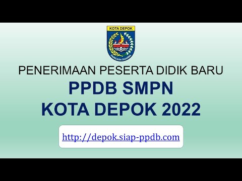 PPDB SMP KOTA DEPOK 2022