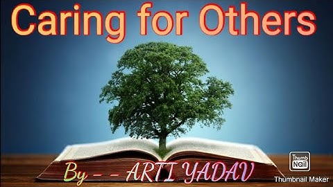 Class 3 EVS CARING FOR OTHERS ||ARTI YADAV ||