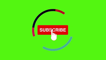 Subscribe Button For Social Media Free Stock Footage. #no_copyright #subscribebutton #greenscreen