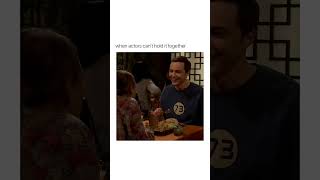 When the actors couldn't hold it together..