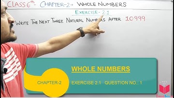 Q1) Ex- 2.1 Class 6 Maths Chapter 2 Whole Numbers | CBSE Maths Class 6 NCERT By Apni Classroom