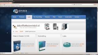 EIGRP Split Horizon lab in GNS3