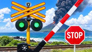 RAILWAY CROSSING INDONESIA 10 - KOMPILASI Perlintasan Kereta Api Baru SIEMENS Lmb - Jakarta 2026