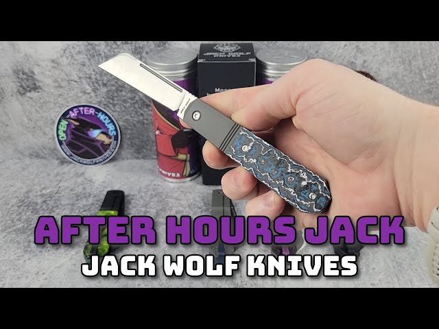 Jack Wolf Knives Big Bro Jack CamoCarbon Gecko - C. Risner Cutlery LLC